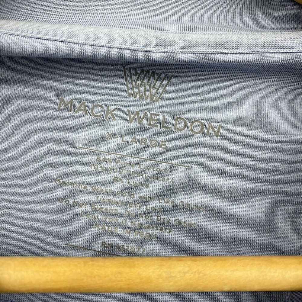 Mack Weldon Shirt Polo Silver XT2 Intrepid - Picture 3 of 6